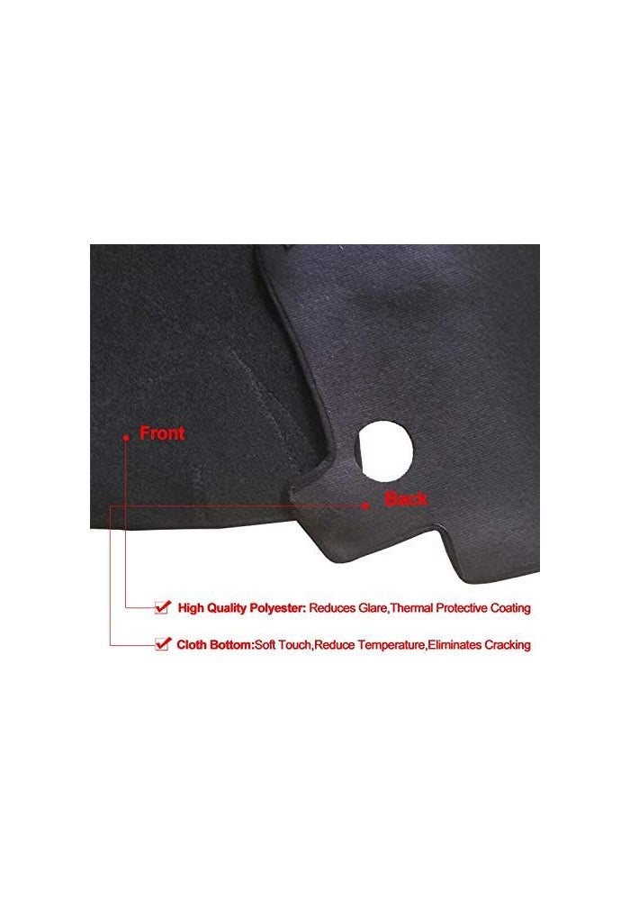 Wivplex Car Dashboard Cover for Toyota Corolla 2012-2019 - Image 5