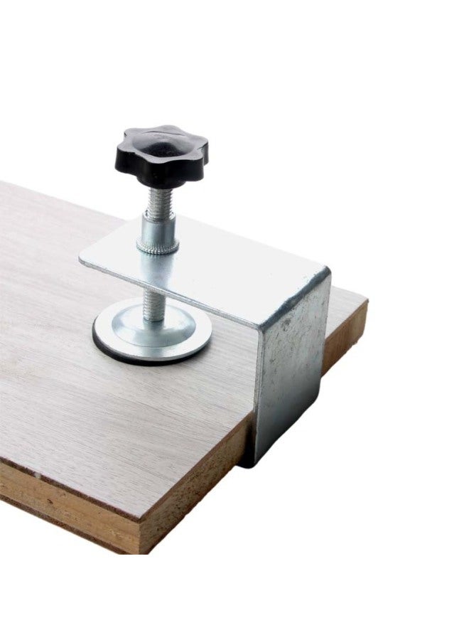 Drawer Panel Fixing Clip Fast Wood Board Clip Holder Bow Clip Woodworking Auxiliary Installation Artifact-Specification Model:Drawer Panel Fixing Clip + Black Gasket  - Image 5