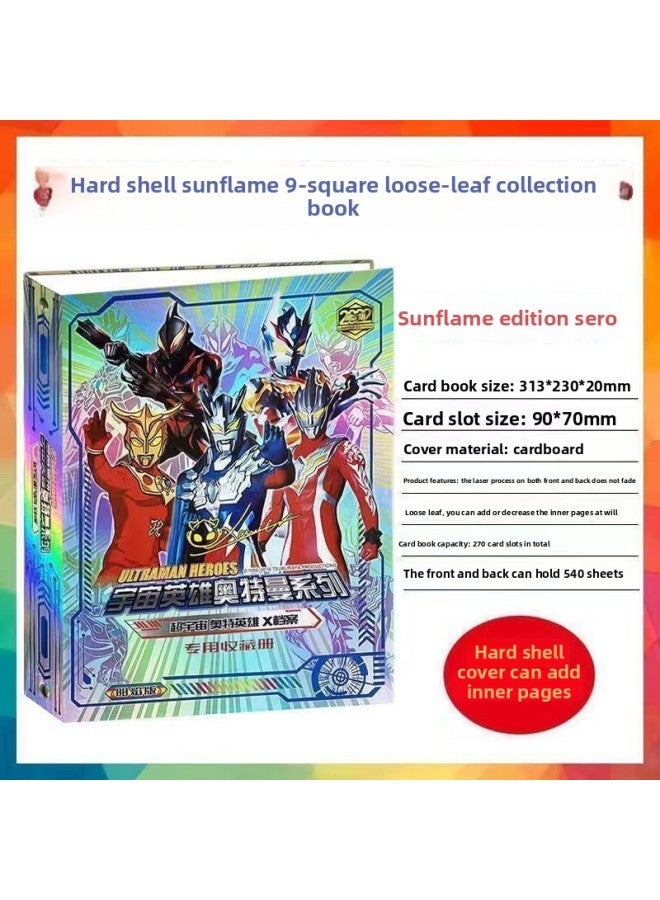 Ultraman Collection Album Deluxe Large Card Album Collection Album Yangyan Edition Card Gold Stamping Collection Album Empty Album Large Capacity