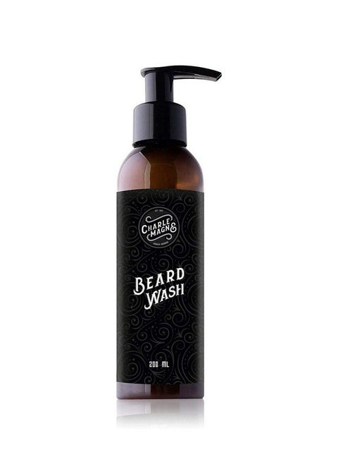 Beard Wash & Shampoo For Men - Developed By Barbers - Made In Germany 200 Ml Beard Soap/Moisturiser - Beard Wash For Men Beard Moisturiser Men Beard Shampoo Conditioner (Naturally Derived)