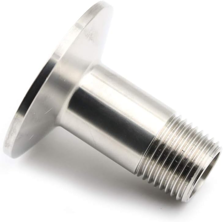 beduan 1.5" Tri Clamp to 1/2" NPT Male Stainless Steel Sanitary Fitting Home Brew Connector (Ferrule OD 50.5mm) - Image 3