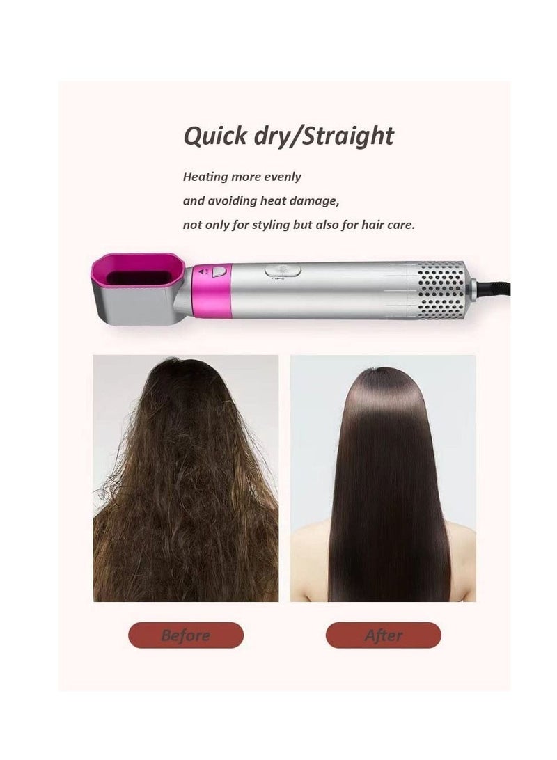 ELTRAZONE Styler 5 in 1 Hair Dryer Hot Air Brush Styler Negative ​Ion Hair Straightener Volumizer Hair Curler Hot Comb Brush - Image 5