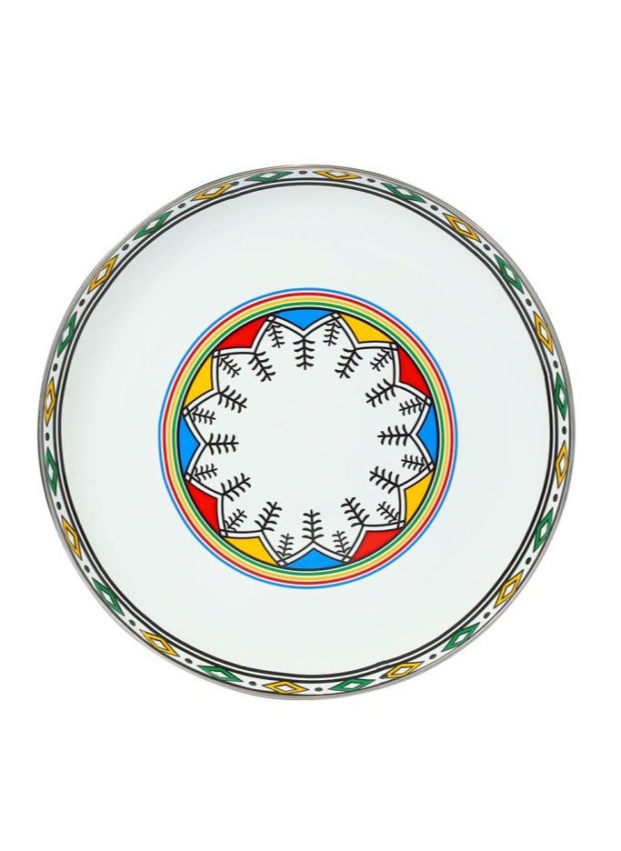 Alsaif home Round white cartilage plate - 32 cm - Al Saif 