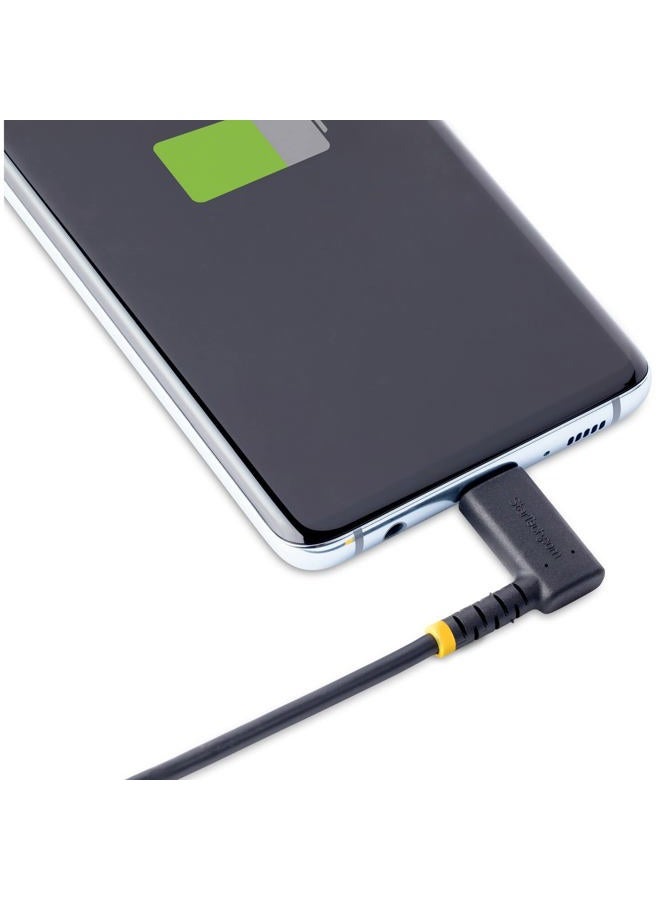 Startech.com 3ft (1m) Durable USB-C to Lightning Cable - Right-Angled Heavy Duty USB Type-C to Lightning Charging/Sync Cord - Apple MFi Certified - Rugged iPhone Lightning Cable (RUSB2CLTMM1MR) - Image 5