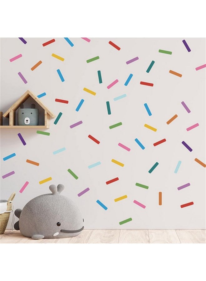 ROFARSO 147 Colorful Sprinkle Confetti Wall Decals Mini Peel And Stick Wall Stickers Diy Decoration For Kids Baby Removable Home Decor For Nursery Bedroom Living Room Playing Room - Image 3