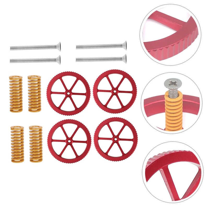 طقم صواميل تسوية الطابعة مع صواميل اليدوية اللف والينابيع القالب وملحقات البراغي - Image 5