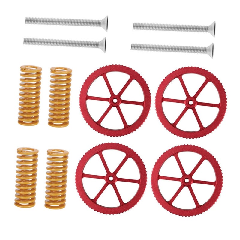 طقم صواميل تسوية الطابعة مع صواميل اليدوية اللف والينابيع القالب وملحقات البراغي - Image 2