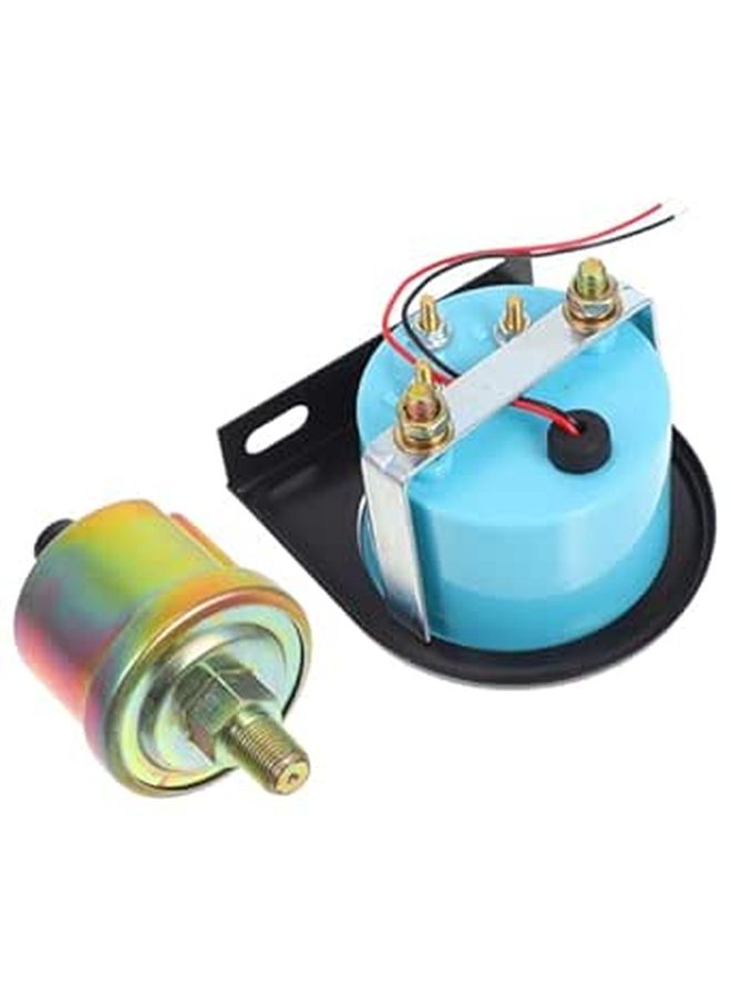 12v 52mm Mechanical Oil Pressure Gauge Kit For Car Truck With Psi Dial Compatibility - Image 1