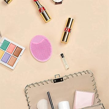 Rosarden Facial Cleansing Brush Silicone Face Massager Brush Face Scrub Pads for Exfoliating AntiAging Skin Cleanser and Deep Exfoliator Makeup Tool for All Skin Types 2 PCS Color Random - Image 4