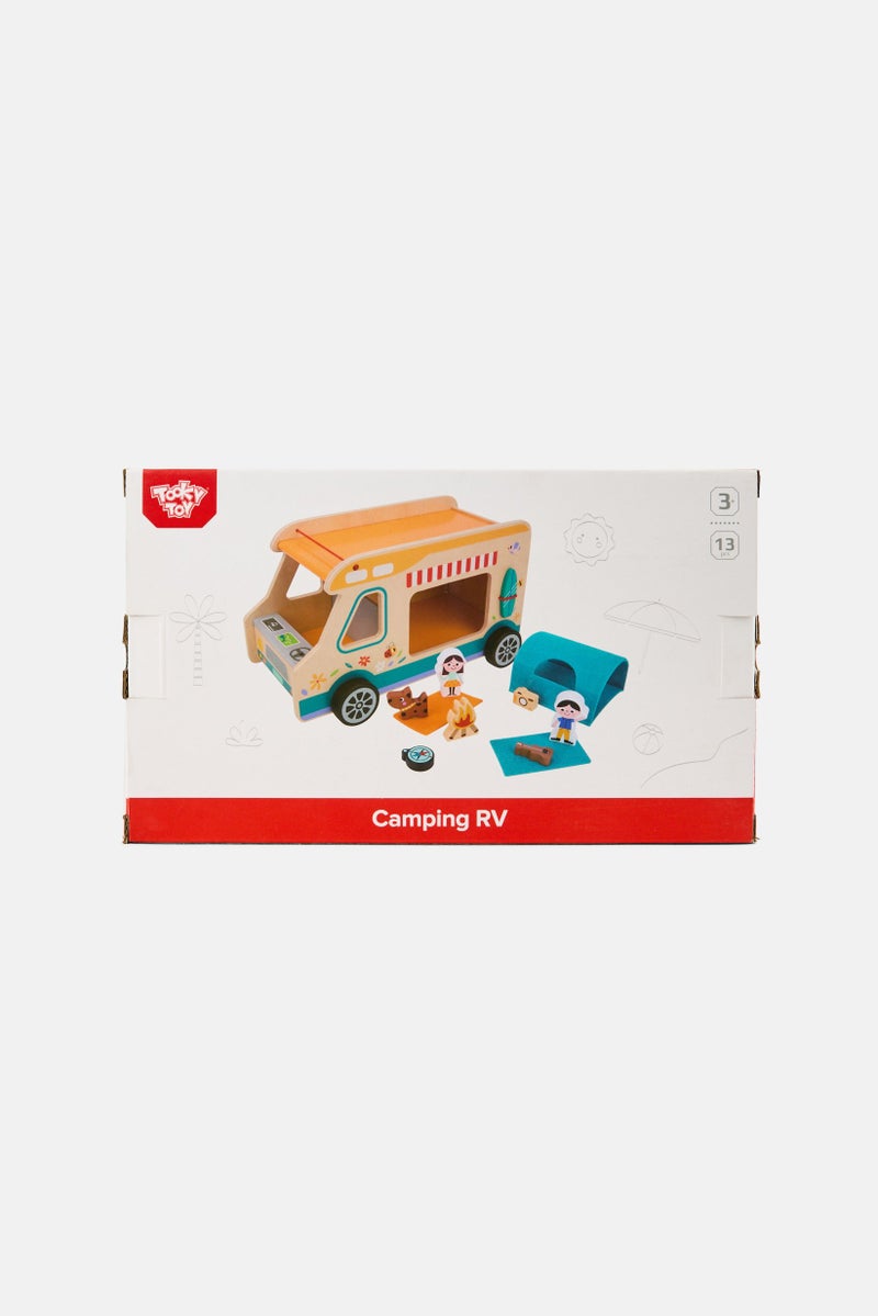 TOOKY TOY طقم ألعاب قافلة مكون من 13 قطعة، متعدد الألوان - Image 1