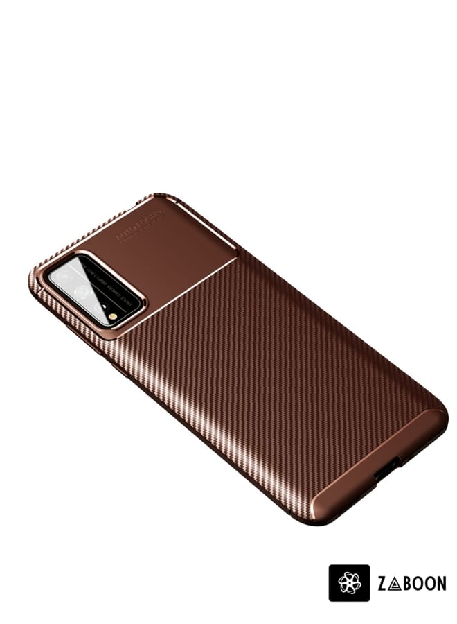 Zaboon Protective Case Cover For Huawei Honor Play 4T Pro Carbon Fiber Texture Shockproof TPU Case - Image 1