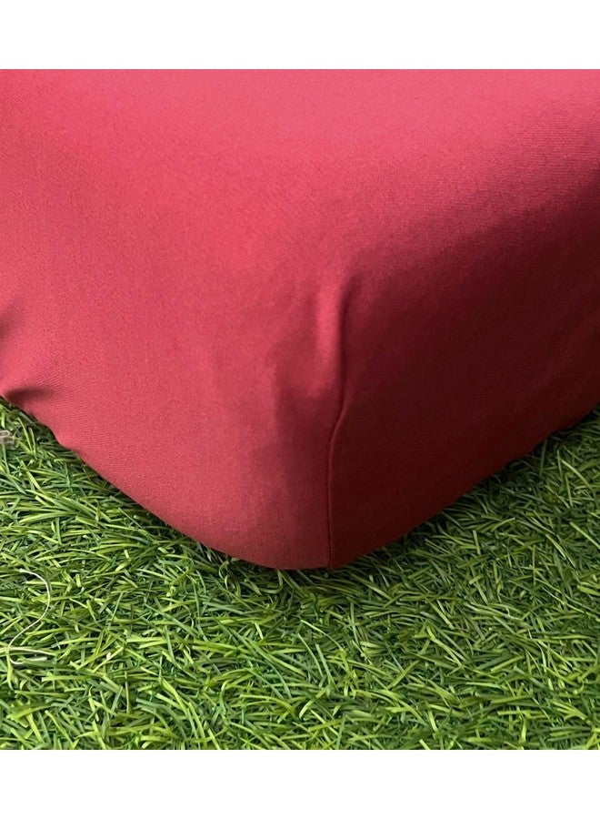 AMAZE ATTIRES Stretchable/Spandex Printed Sofa Slip Cover, Pack of 10 Sofa seat Covers can use for livingroom, Couch, Wooden Sofas & Offices (Solid Maroon) - Image 5