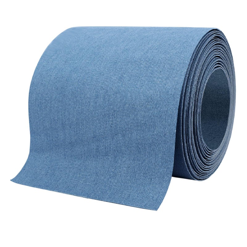LCEAI Denim Patches for Inside Jeans - Iron On Patches for Jeans - Jeans Patch for Repairing Pant Holes and Covering Imperfections, Large Size, 4 in. x 60 in.Denim Blue - Image 1