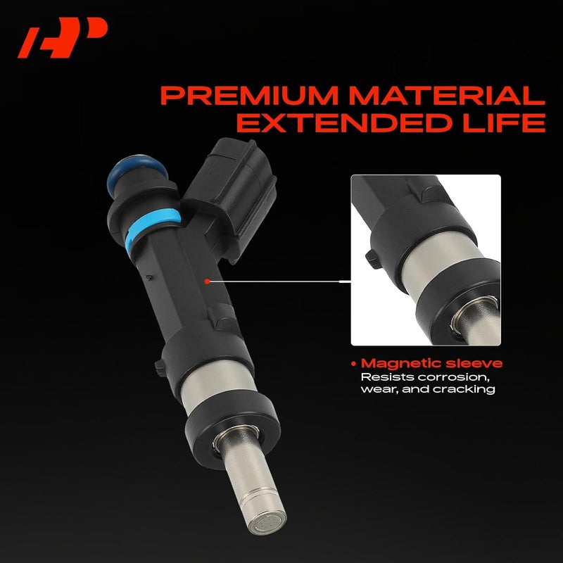 A-Premium Fuel Injector Replacement Set for Scion iQ 2012-2015, 1.3L L4 GAS DOHC - Image 3