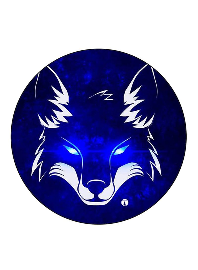 RKN Wolf Printed Fridge Magnet  Round  Multicolour - Image 2