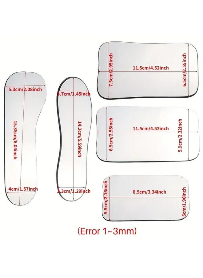 Size B Dental Glass Reflective Mirror Double Sided Oral Photography Board High Temperature Resistant - Image 3