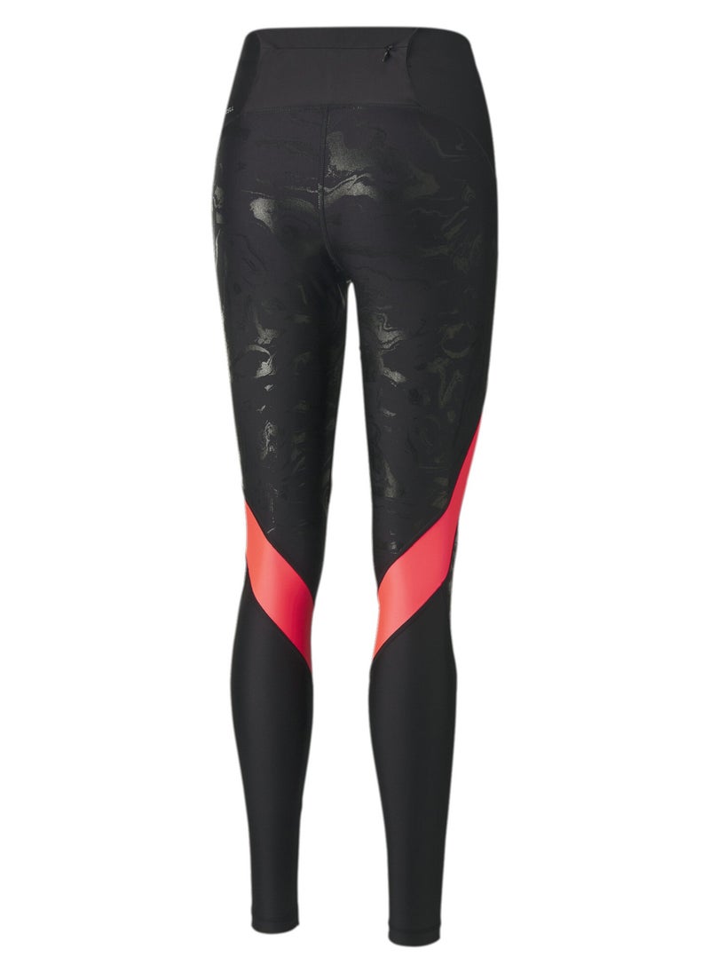 PUMA - ULTRAFORM Womens High Waist Full Length Printed Running Tights - Image 1