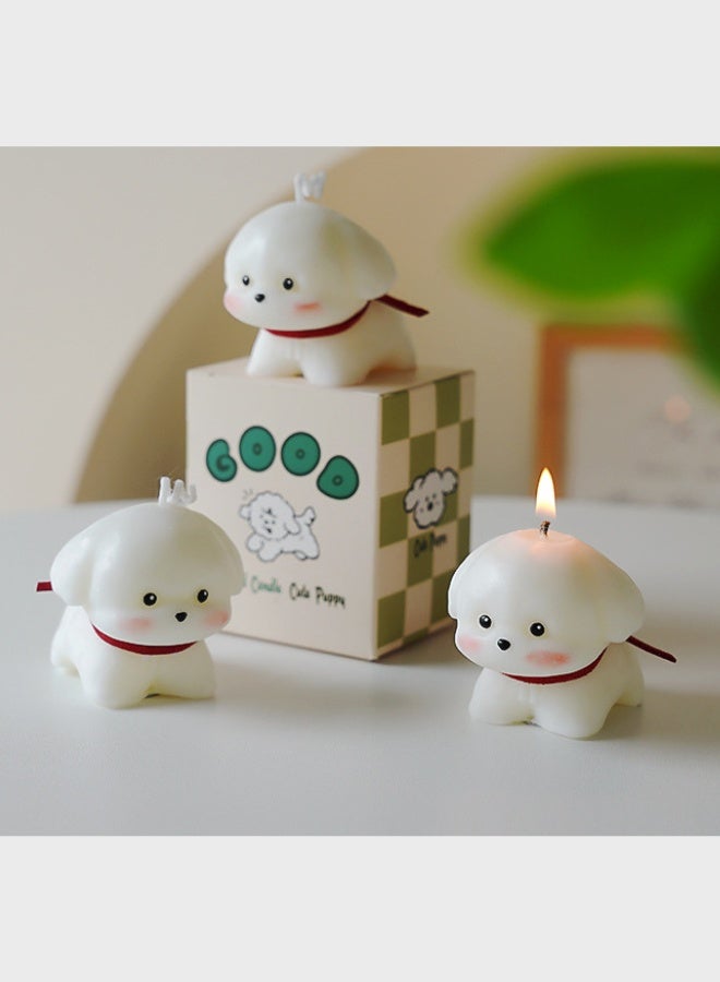 Fianser Candles Handmade Dog Puppy Home Scented 5 Hours Fragrance Aromatherapy Gift Wax Natural Soy Stress Relief Luxury Wedding Bathroom Birthday Yoga Anniversary - Image 2