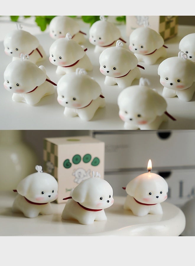 Fianser Candles Handmade Dog Puppy Home Scented 5 Hours Fragrance Aromatherapy Gift Wax Natural Soy Stress Relief Luxury Wedding Bathroom Birthday Yoga Anniversary - Image 5