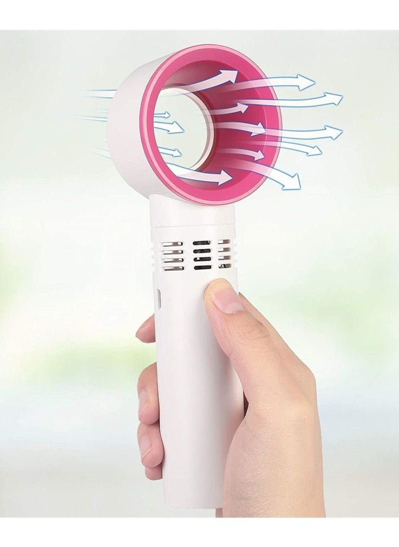 SYOSI Eyelash Fan Dryer, Portable USB Rechargeable Mini Fan Bladeless Handheld Fan for Eyelash Extension, Air Conditioning Blower for Essential Eyelash Extension Supplies (White)  - Image 5