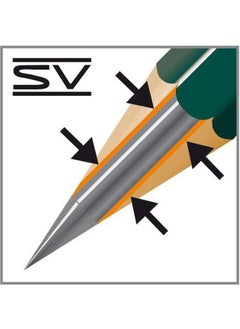 Fatih 2b Art Pen Graduated Pen 2 Pieces Graduated Art Pen Soft Tip Pencil  - Image 3