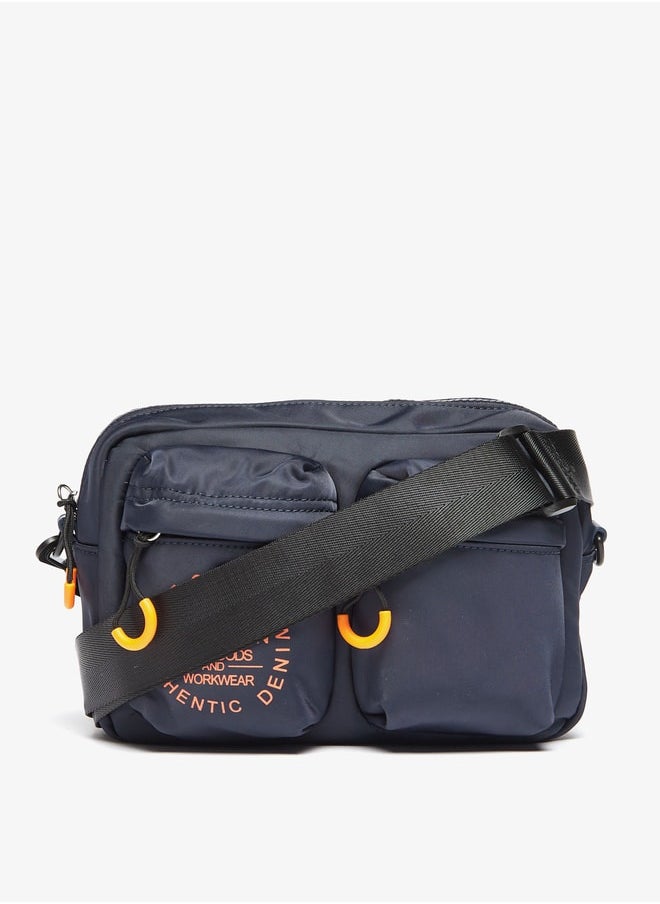 Lee Cooper - Women Printed Crossbody Bag with Zip Closure and Adjustable Strap - Image 1
