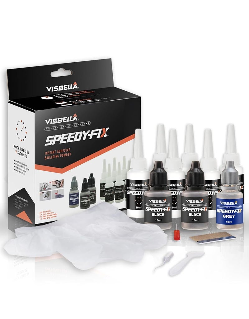Visbella 7 Second Quick Fix Instant Adhesive Strong Powder Filling Reinforced Waterproof Super Heavy Duty Metal Surface Repair Products - Image 1