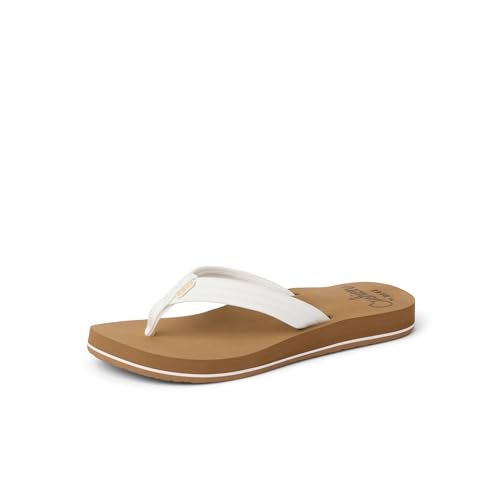 Reef Cushion Breeze Womens Flip Flop, Ultra Soft Cushion Footbed, Arch Support, Cloud, 5 - Image 1