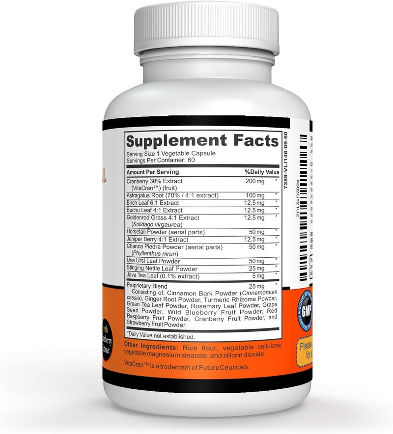 SIGMACEUTICAL Kidney Cleanse  Kidney Supplement  Cranberry Supplement  Kidney Support Supplement  60 Capsules - Image 5