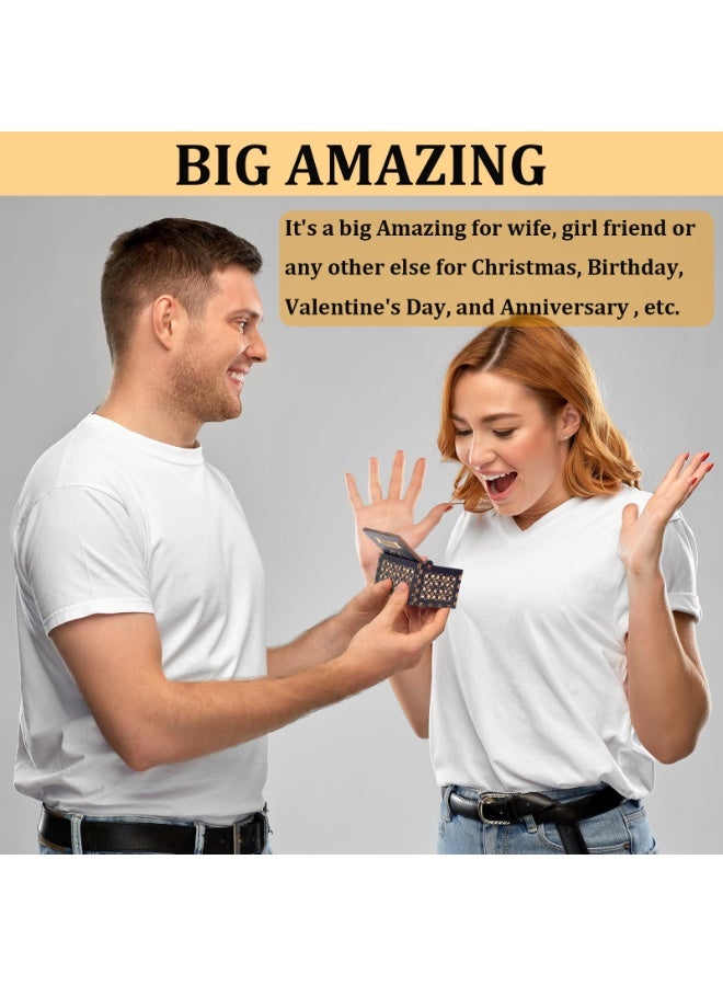 SANMUGEED Can't Help Falling in Love Music Box, Wooden Hand Crank Musical Box, Anniversary Valentines Birthday for Lover, Boyfriend, Girlfriend, Wife, Husband - Image 5