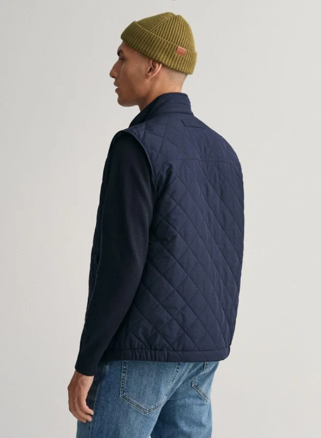 GANT  Gant Quilted Windcheater Vest for Men | Best Price UAE