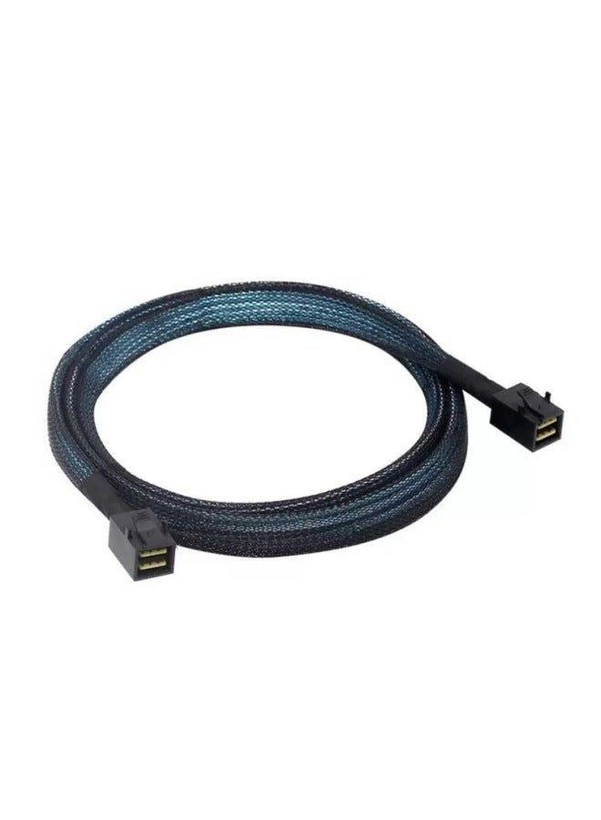 كابل MINI SAS SFF-8643 إلى SFF-8643 Array Card طول كابل البيانات: مستقيم إلى المرفق - Image 2