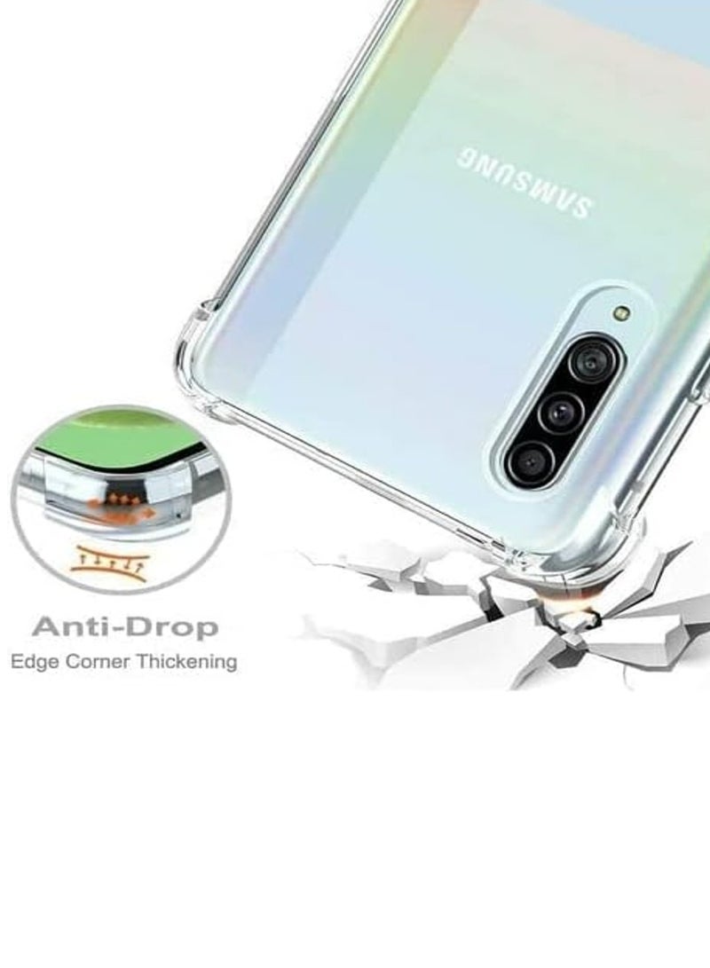 Galaxy A90 5G Crystal Clear TPU Bumper Cushion Cover with Reinforced Corners Anti-scratch Transparent Back Case for Samsung Galaxy A90 5G Clear - Image 3