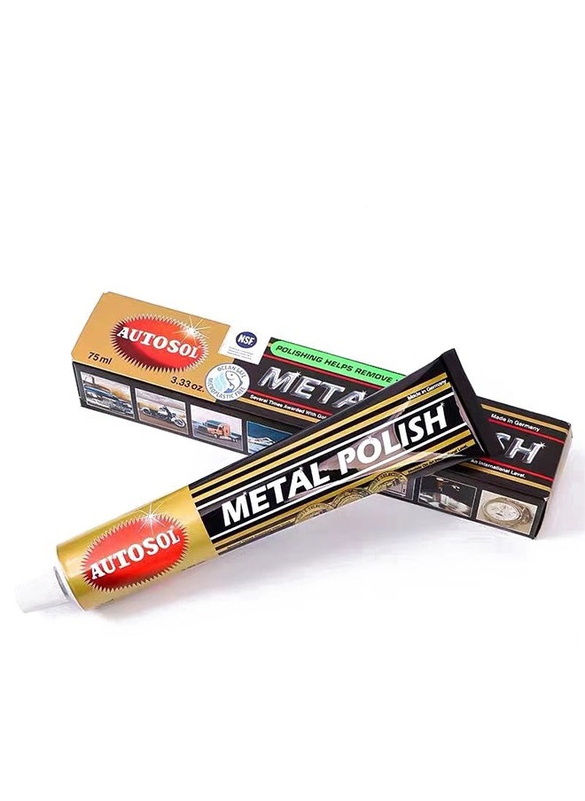Autosol 75 mL Autosol Metal Polish for Chrome Copper Brass and more  - Image 1