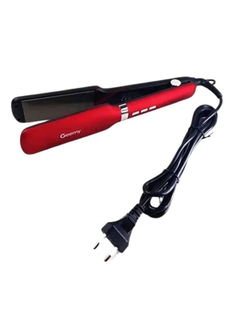 Geemy GM-2820 Professional Hair Straightener – 230°C Max Heat with Anti-Scald Design for Salon-Quality Styling - Image 2