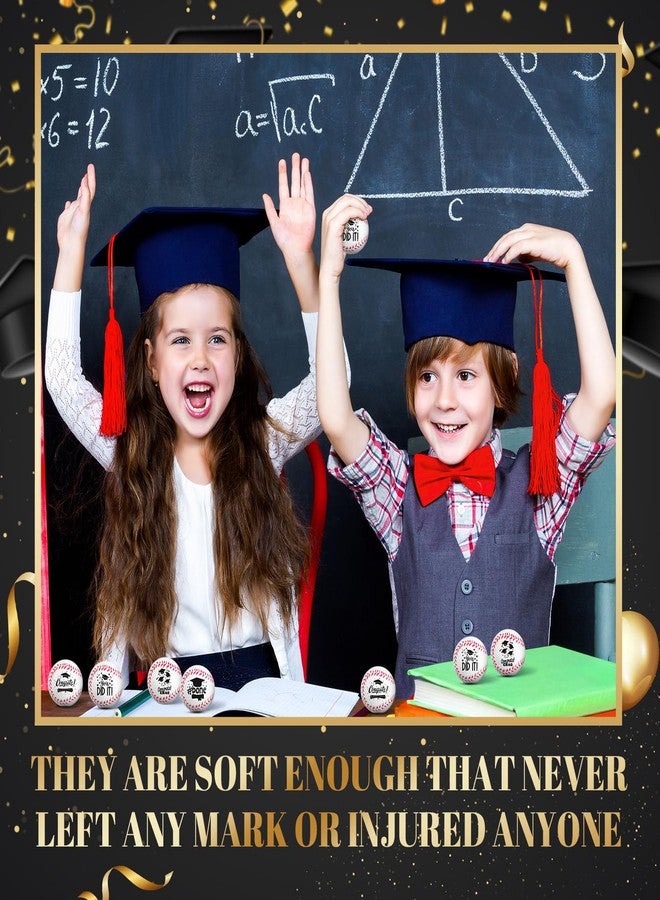 Arrowbash 12 Pcs Class of 2026 Graduation Gifts Mini Baseball Stress Balls Bulk, Baseball Fidget Toys for Graduation Boys Girls College Exchange Party Favors Dog Toy Goodie Bag Stuffers Anxiety Relief - Image 3