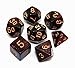 CREEBUY DND Dice Set 7Pcs Red Mix Black Nebula Dice for Dungeon and Dragons DD RPG Role Playing Games Polyhedral Dice - Image 2