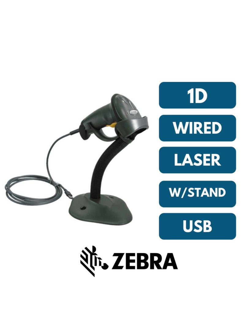 Symbol - Zebra LS2208 Wired 1D Barcode Reader - Image 1