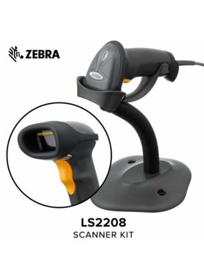 Symbol - Zebra LS2208 Wired 1D Barcode Reader - Image 1