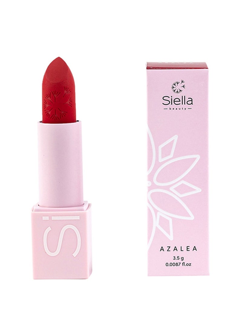 Siella Beauty Azalea Flower Power Matte Lipstick Upto 10 hr Long Lasting Lipstick Made In Italy  - Image 2