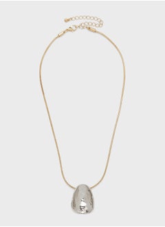ELLA Hammered Pendant Necklace  - Image 1