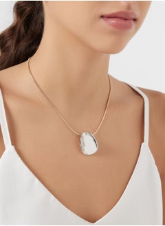 ELLA Hammered Pendant Necklace  - Image 4