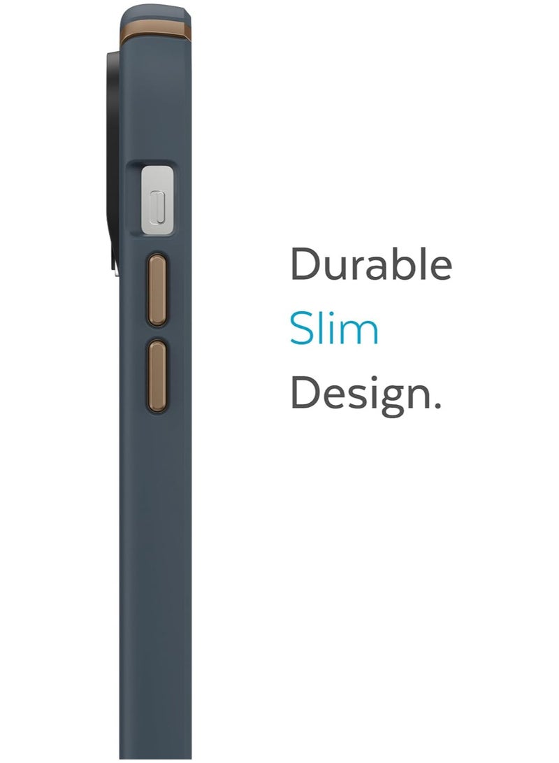 Speck Presidio2 Pro MagSafe iPhone 14 Pro Cases - Charcoal/Cool Bronze/White - Image 3