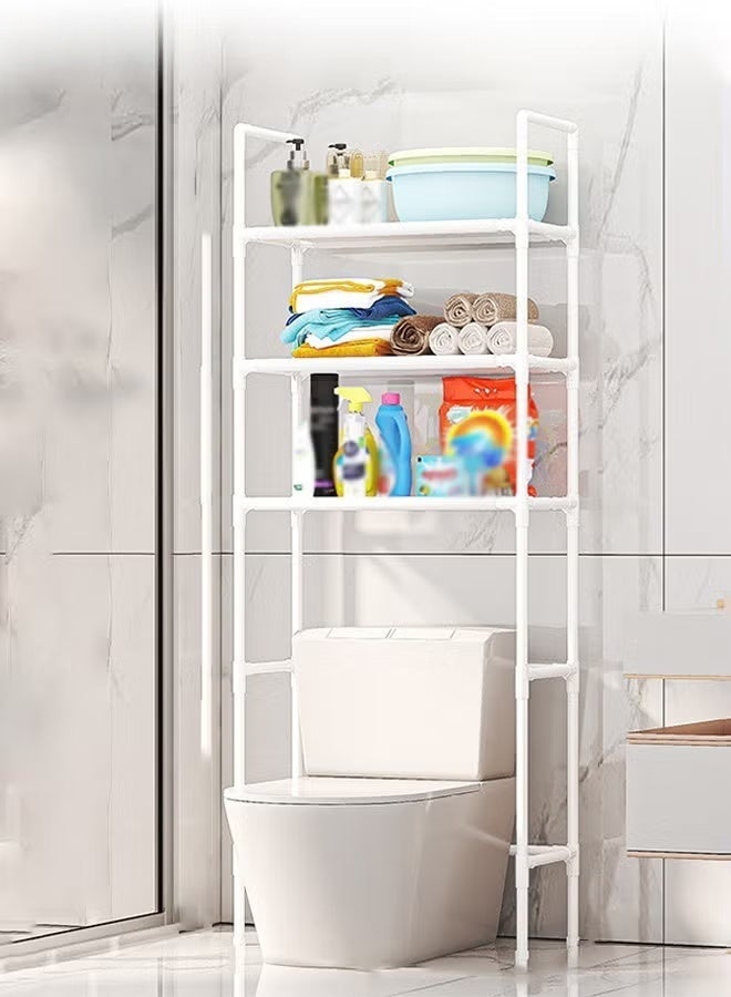 3-Tier Toilet Storage Rack , Multipurpose Bathroom Storage Shelf ,High Capacity,Space Saver, Freestanding Storage Shelf , Suitable for Bathroom, Laundry, Restroom - Image 1
