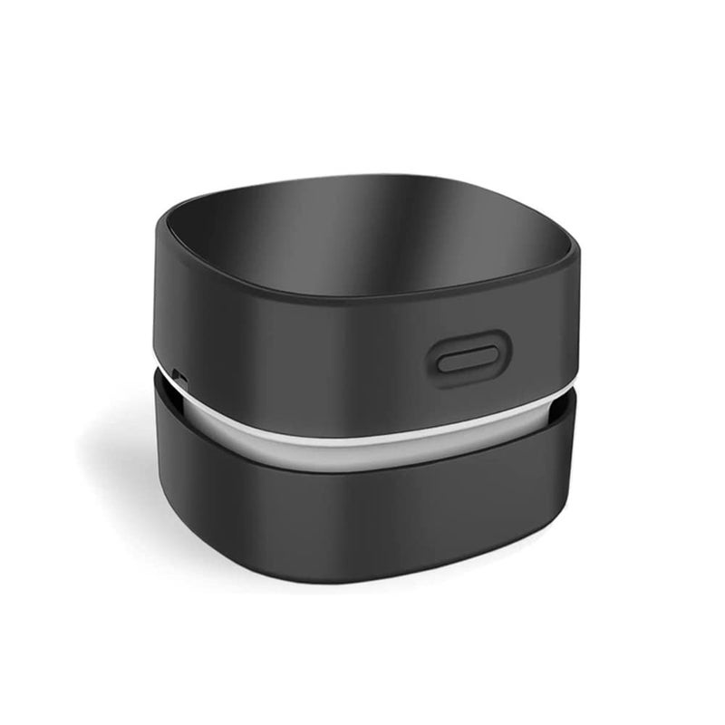 ODISTAR Desktop Vacuum Cleaner,Mini Table dust Sweeper Energy Saving,High Endurance up to 400 mins,Cordless&360º Rotatable Design for Cleaning Hairs,Crumbs,Computer Keyboard (Black Charging) - Image 1