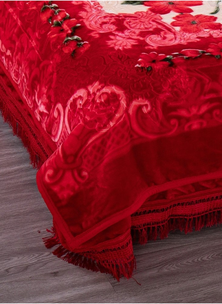 Stargold - Korea Quality Blanket Set of 4 Pieces King Size Super Soft Double Ply Combo Blanket - Image 1