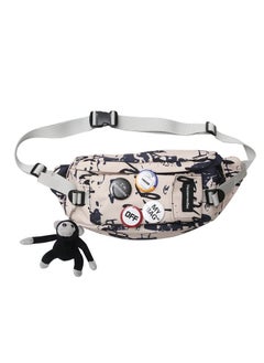 Men's and women's sports students' casual waist bag