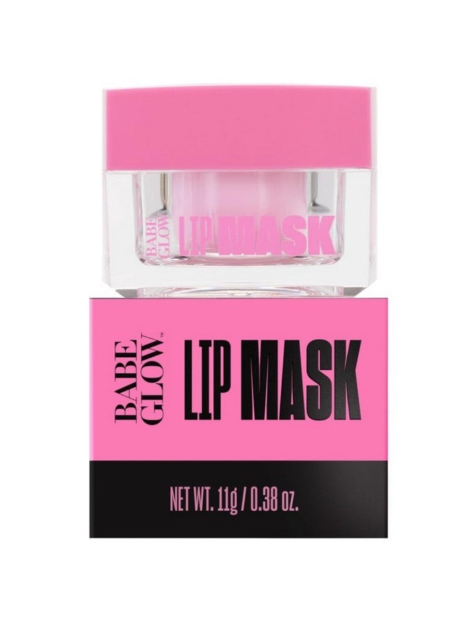 BABE ORIGINAL أبي أوريجينال بيبي توهج قناع نوم الشفاه خالي من العطور لشفاه أكثر نعومة مُعزّز بحمض الهيالورونيك ومضادات الأكسدة لشفاه أكثر سلاسة وترطيب خالي من الروائح وخالي من القسوة - Image 1