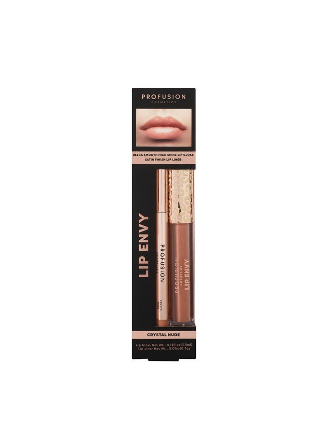 Profusion Cosmetics Gloss & + Lip Liner Beige (High-Glossy) - Image 1