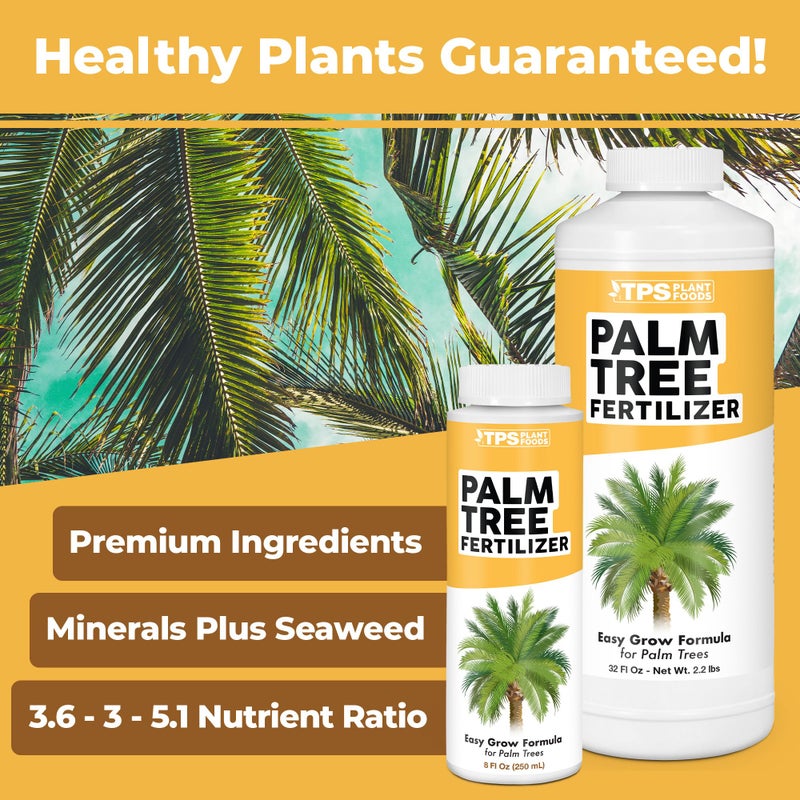 TPS NUTRIENTS Palm Tree Fertilizer for All Palms and Ferns, Liquid Plant Food 8 oz (250mL) - Image 4